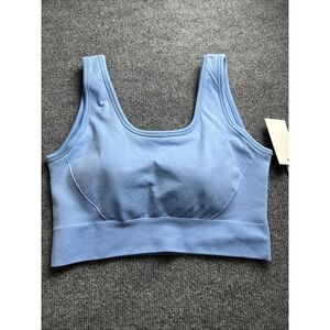 Halfdays Marie Seamless Sports Bra Carolina Blue XL New 1025‎